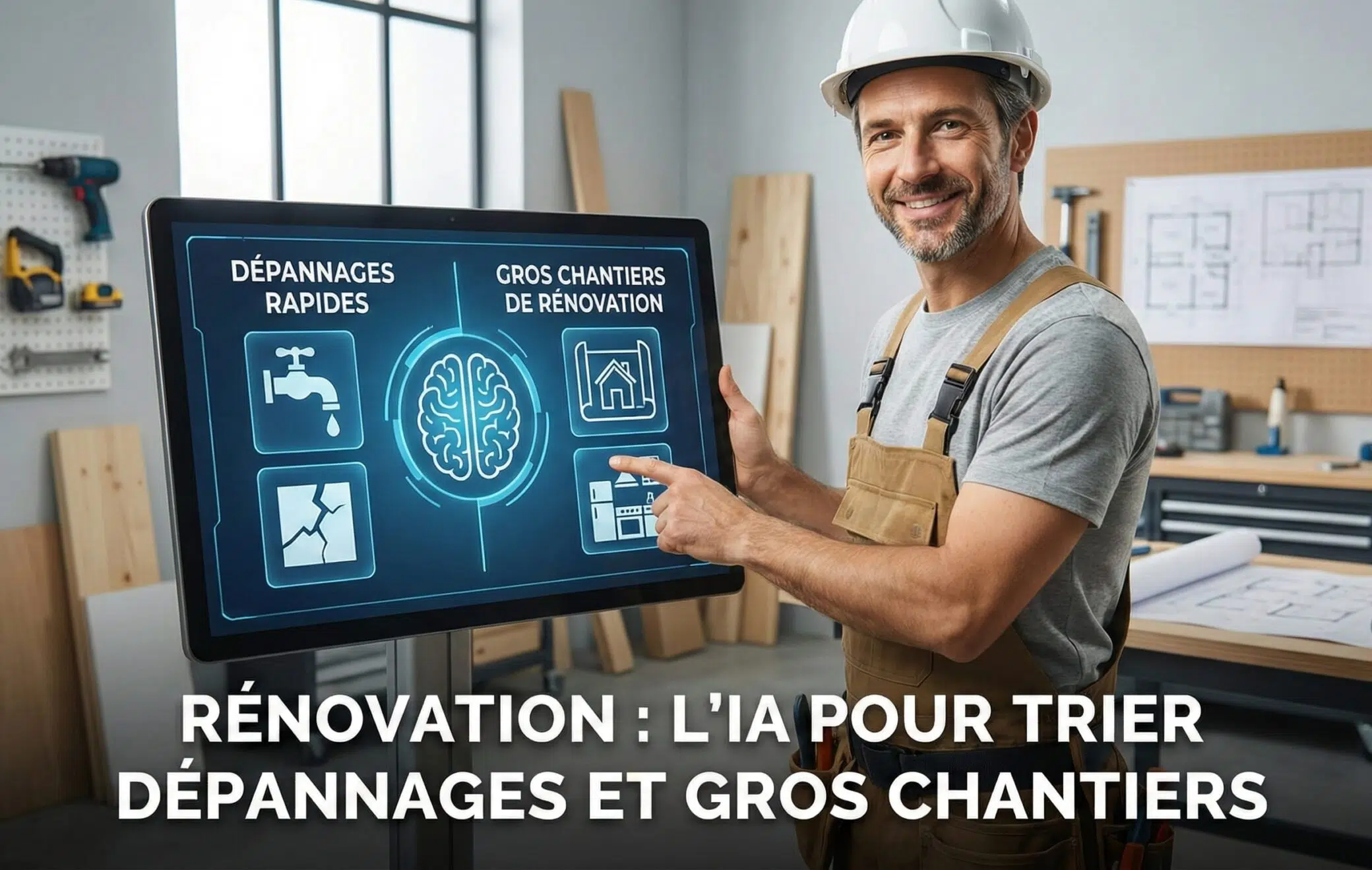 Rénovation - comment l’IA aide les artisans à trier dépannages et gros chantiers