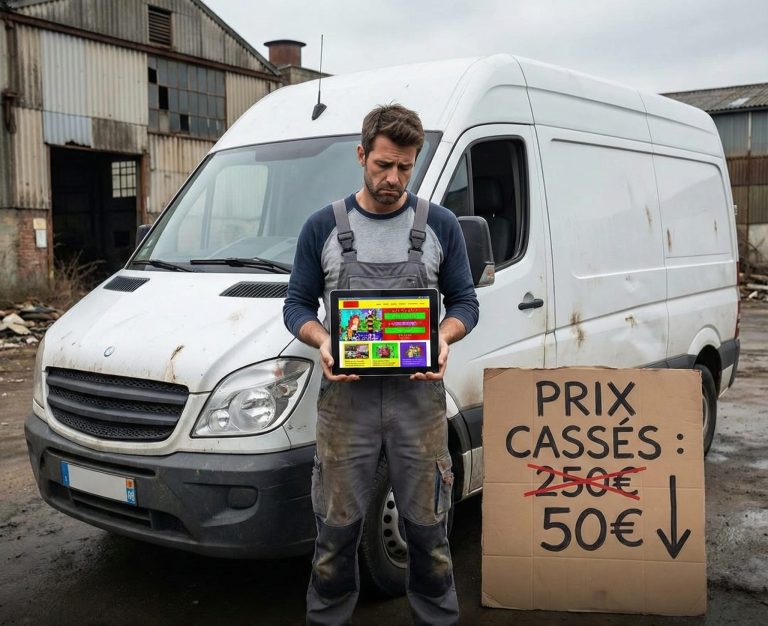 le syndrome de la camionnette blanche - pourquoi un site web moche vous oblige à baisser vos prix
